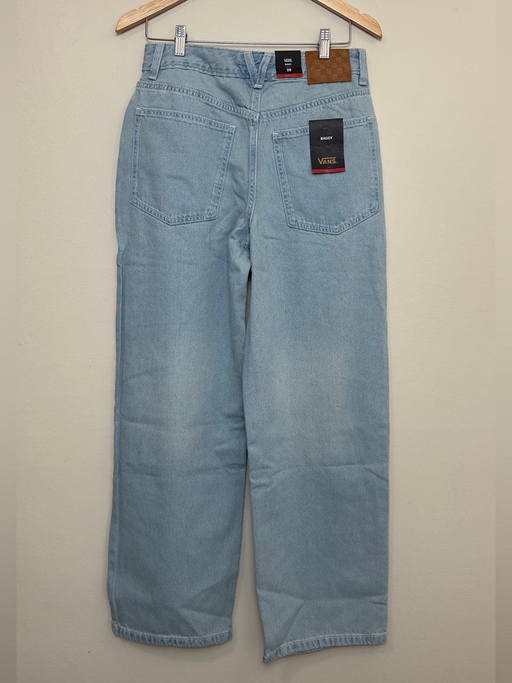 Vans Sirelle Baggy Jeans Women’s Size 29 NWT Light Wash Wide Leg Skate Denim - Picture 3 of 10